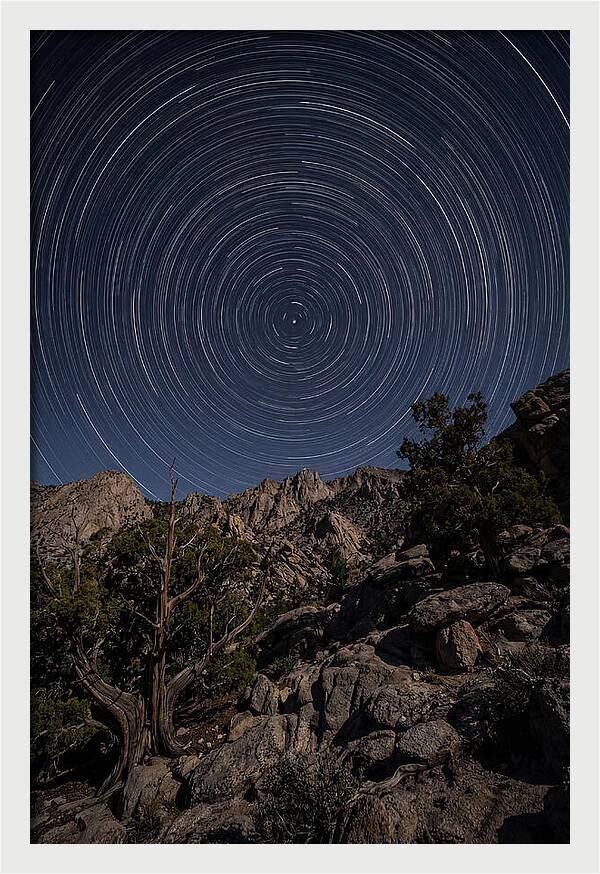 Star Trails Around Polaris