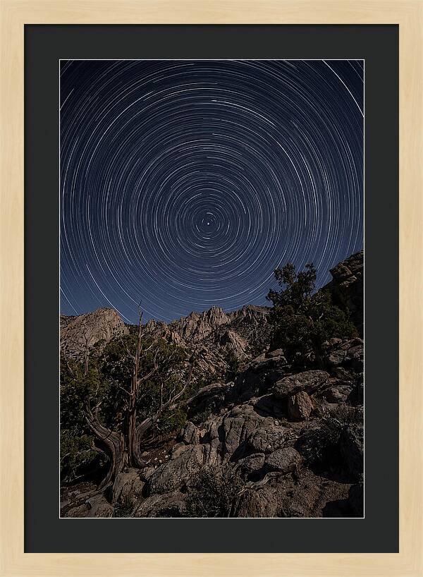 Star Trails Around Polaris