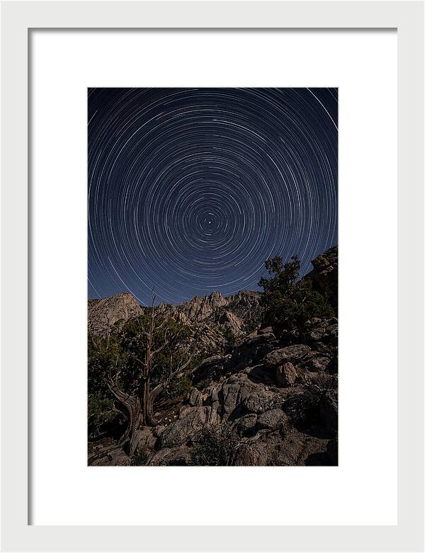 Star Trails Around Polaris