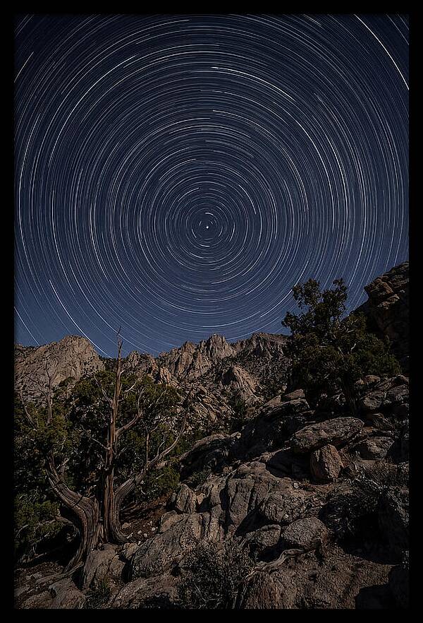 Star Trails Around Polaris