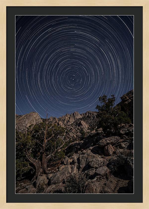 Star Trails Around Polaris