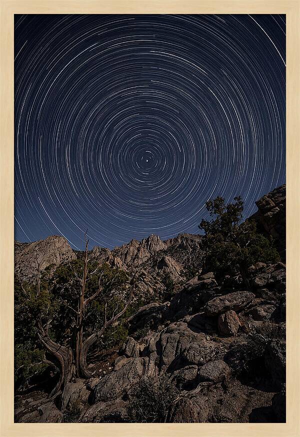 Star Trails Around Polaris