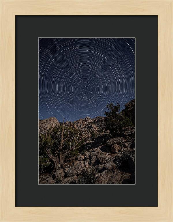 Star Trails Around Polaris