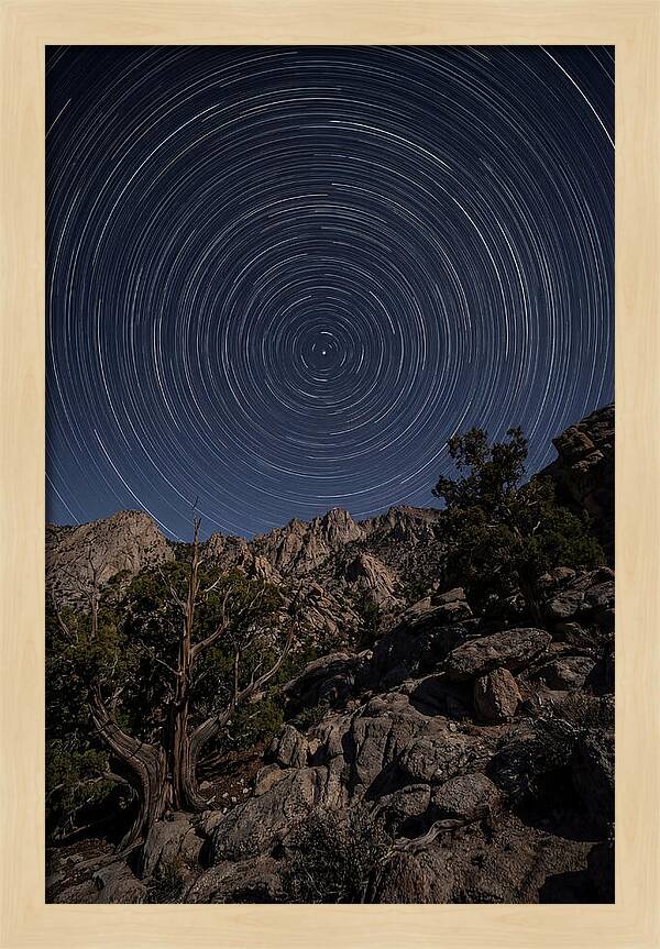 Star Trails Around Polaris