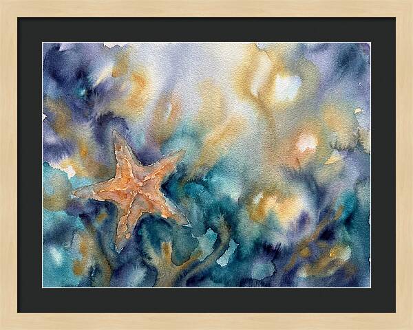 Starfish Among Ocean Hues