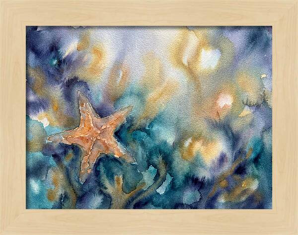 Starfish Among Ocean Hues