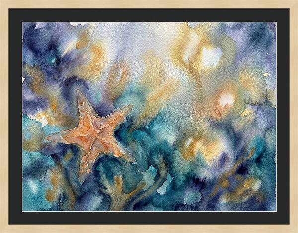 Starfish Among Ocean Hues
