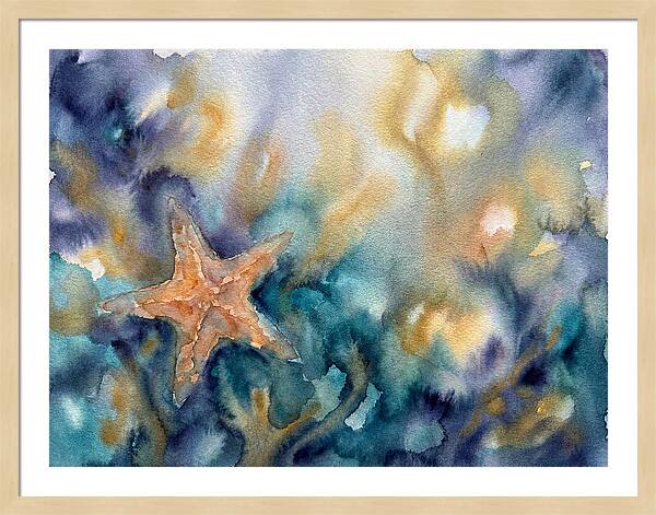 Starfish Among Ocean Hues