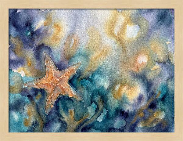 Starfish Among Ocean Hues