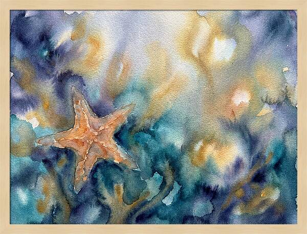 Starfish Among Ocean Hues