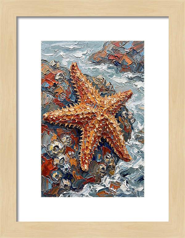 Starfish Among Waves