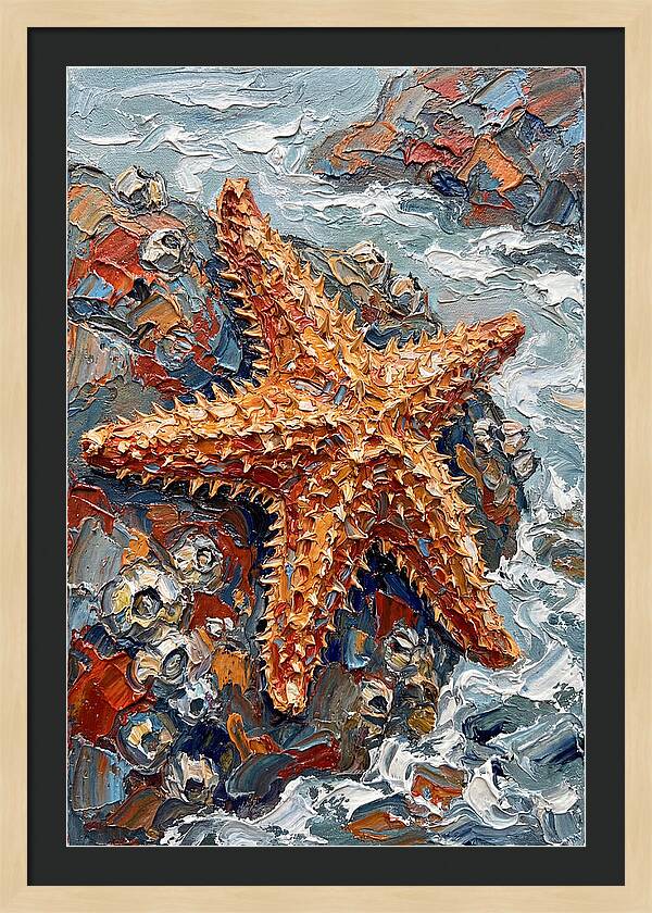 Starfish Among Waves