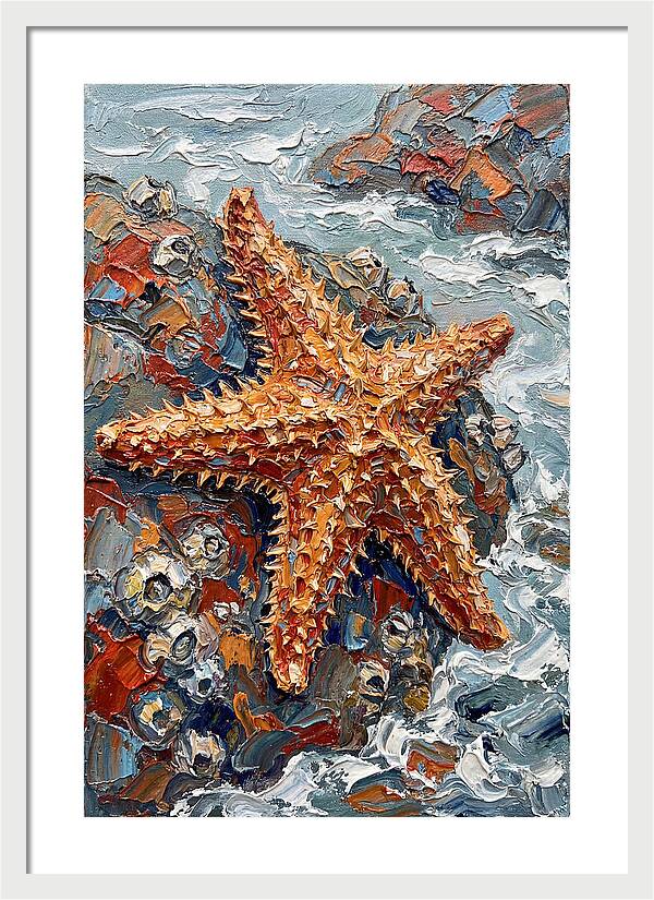 Starfish Among Waves