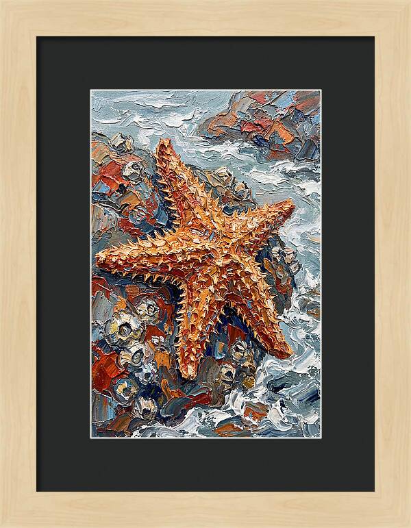 Starfish Among Waves