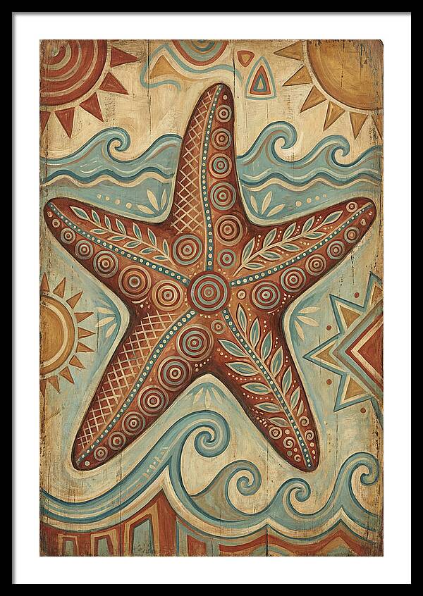Starfish Folk Art