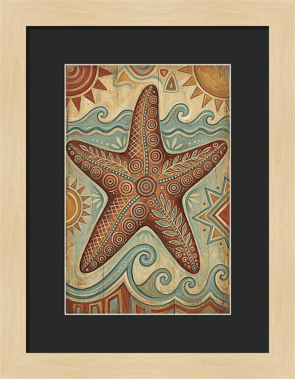 Starfish Folk Art