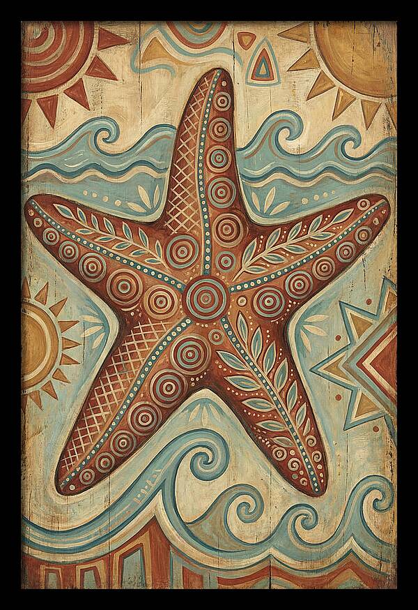 Starfish Folk Art