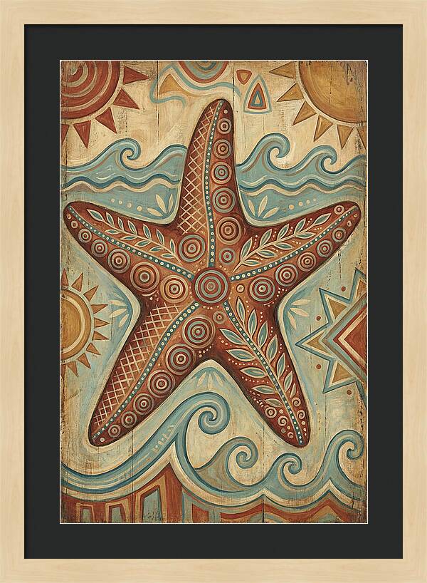 Starfish Folk Art