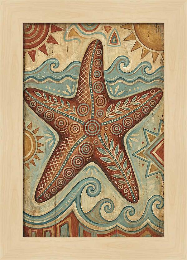 Starfish Folk Art