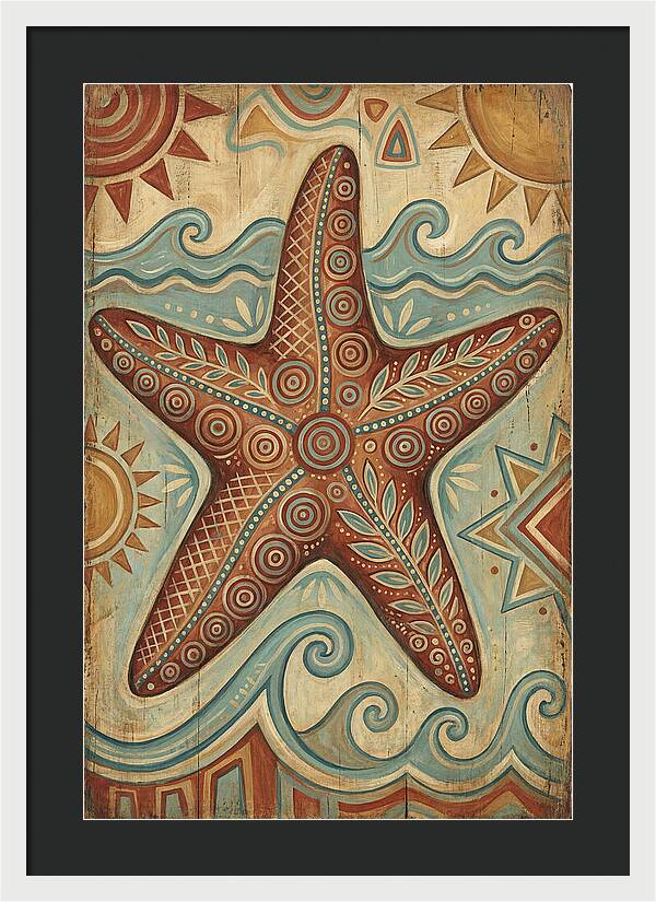 Starfish Folk Art