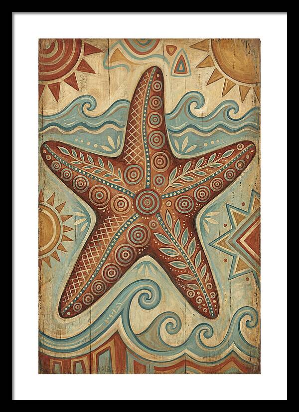 Starfish Folk Art