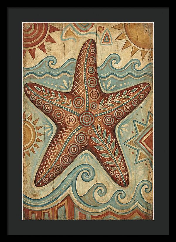 Starfish Folk Art