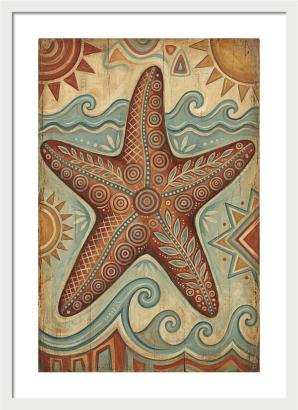 Starfish Folk Art