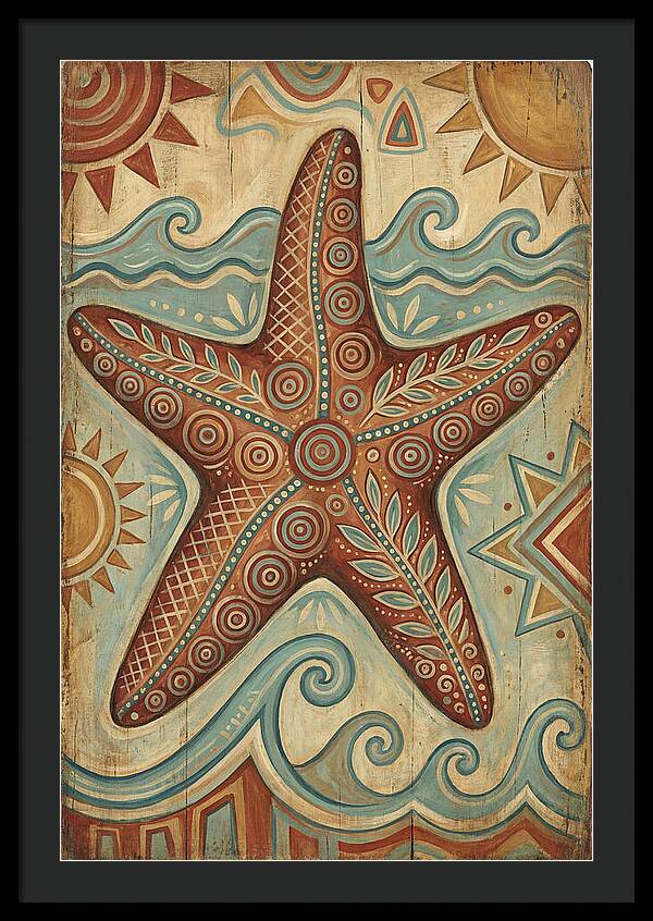 Starfish Folk Art