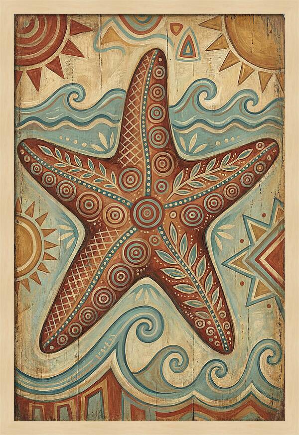 Starfish Folk Art