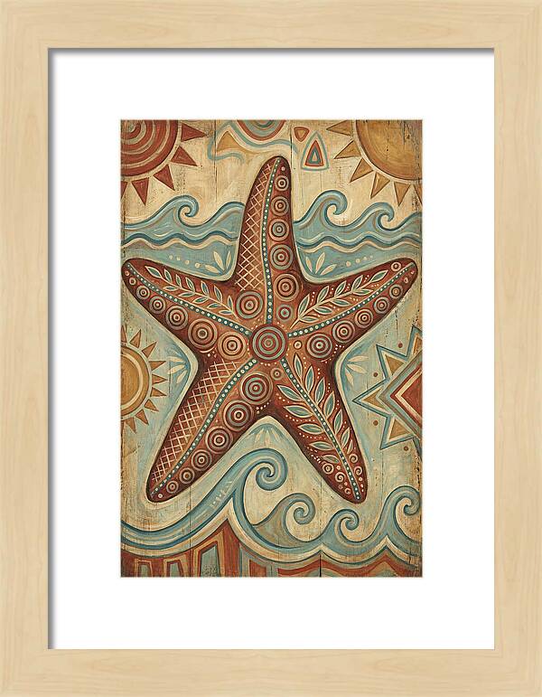 Starfish Folk Art