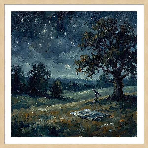 Stargazing Under The Night Sky