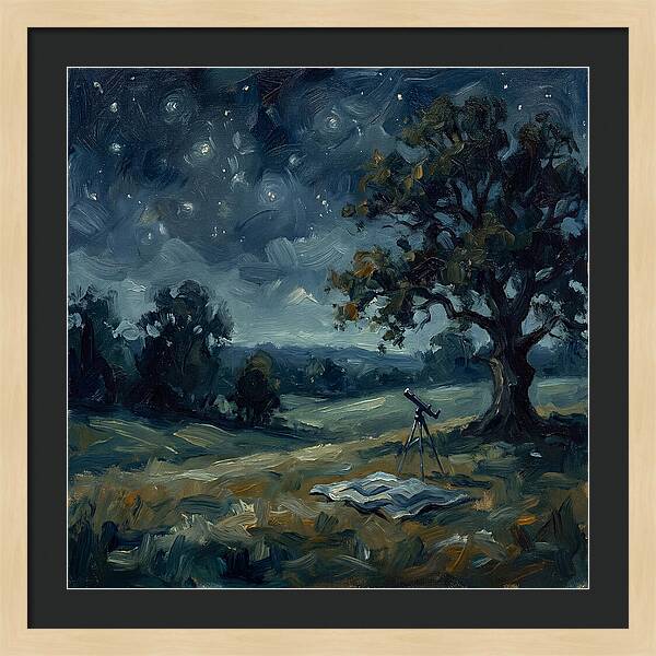 Stargazing Under The Night Sky
