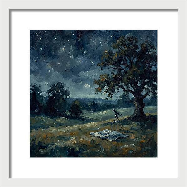 Stargazing Under The Night Sky