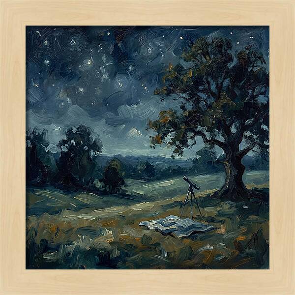 Stargazing Under The Night Sky