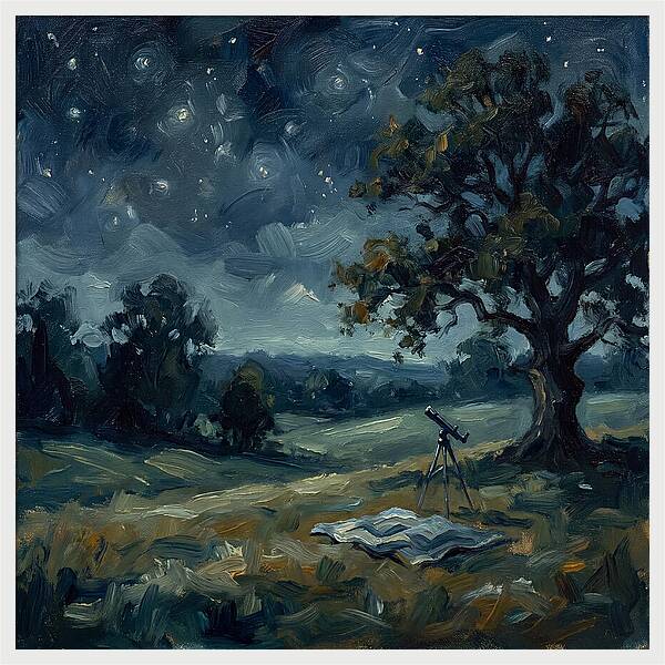Stargazing Under The Night Sky