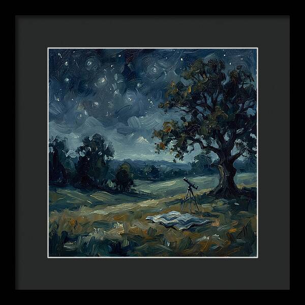 Stargazing Under The Night Sky