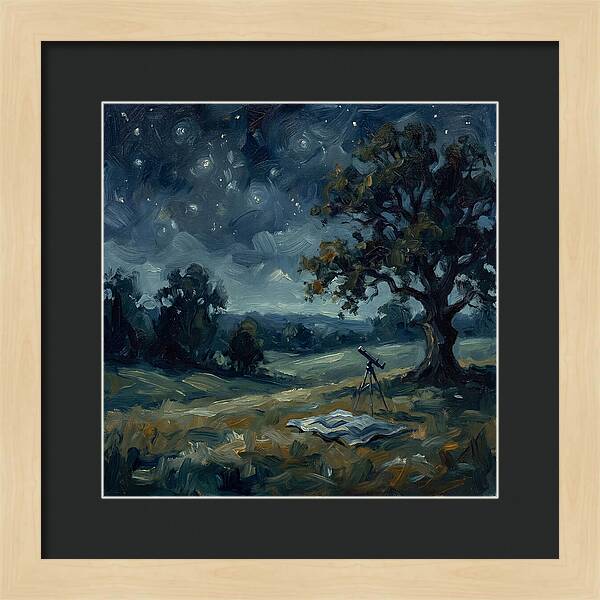 Stargazing Under The Night Sky