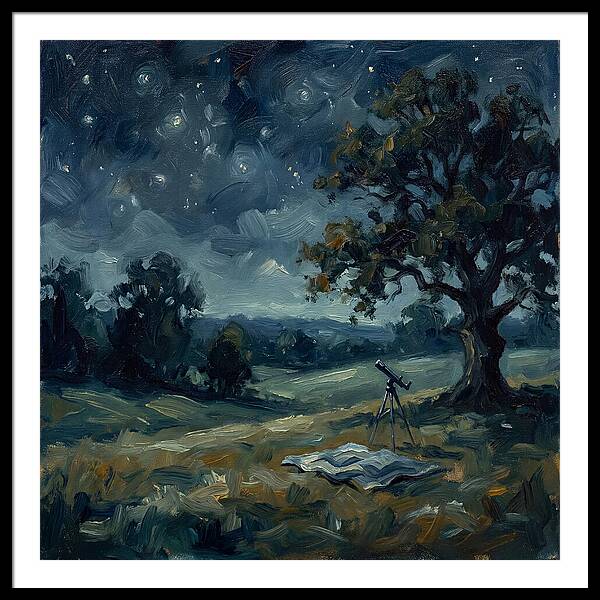 Stargazing Under The Night Sky