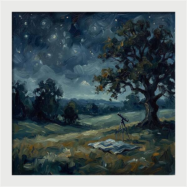 Stargazing Under The Night Sky