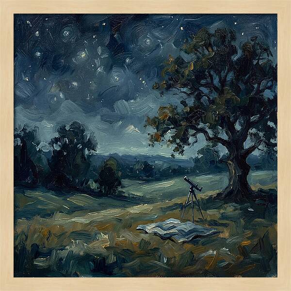 Stargazing Under The Night Sky