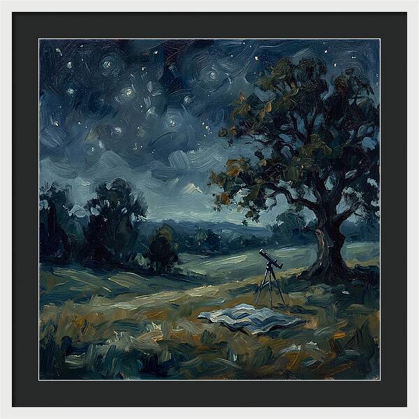 Stargazing Under The Night Sky