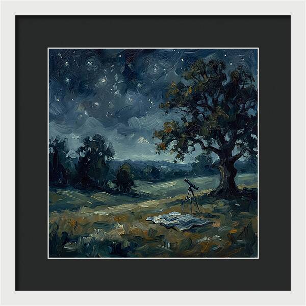 Stargazing Under The Night Sky