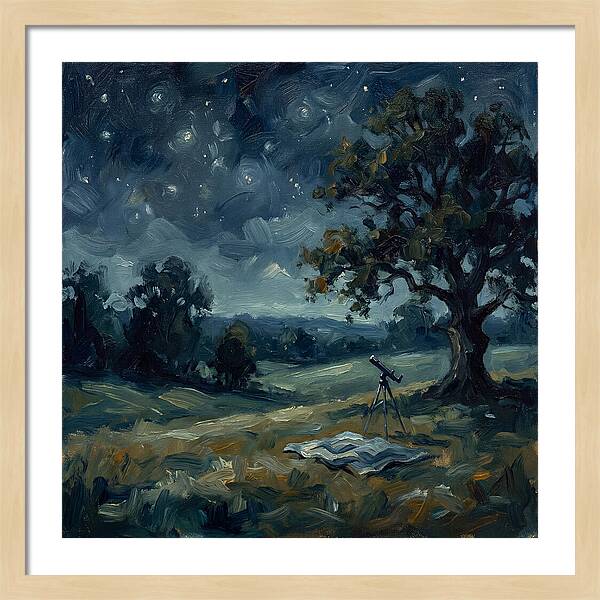 Stargazing Under The Night Sky