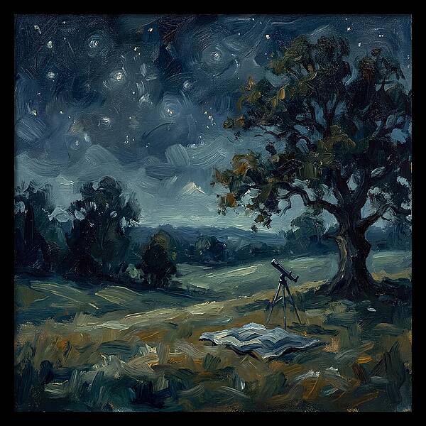 Stargazing Under The Night Sky