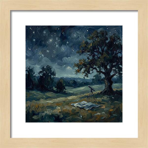 Stargazing Under The Night Sky