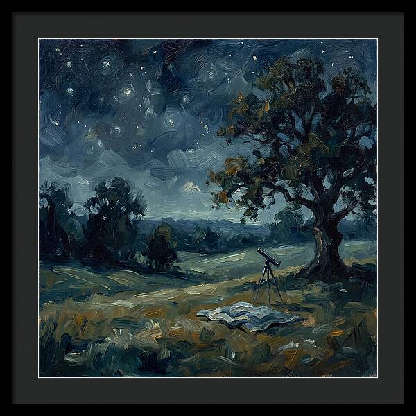 Stargazing Under The Night Sky