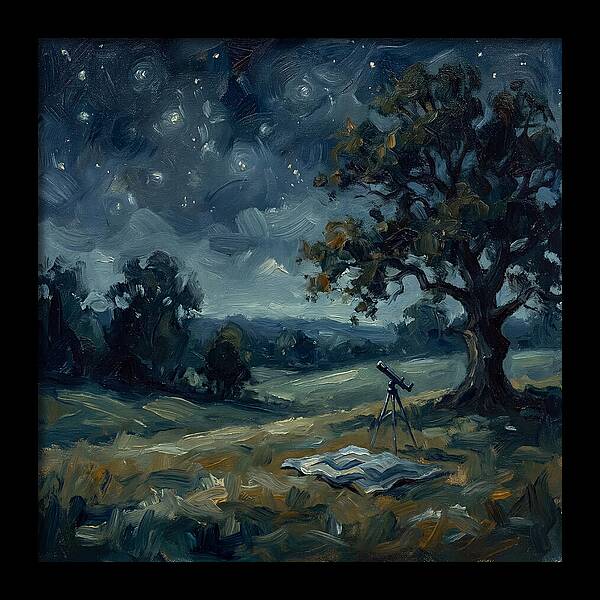 Stargazing Under The Night Sky