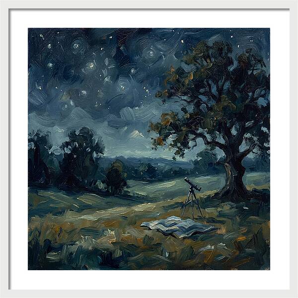 Stargazing Under The Night Sky