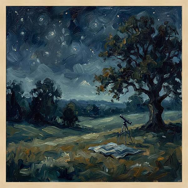 Stargazing Under The Night Sky