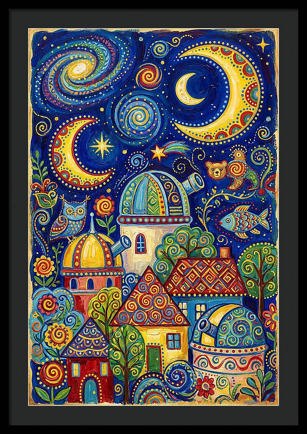 Stargazing Village Dreamscape